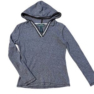 Lauren Active Ralph Lauren Cotton Sweater Small Heather Brown Hoodie Pullover